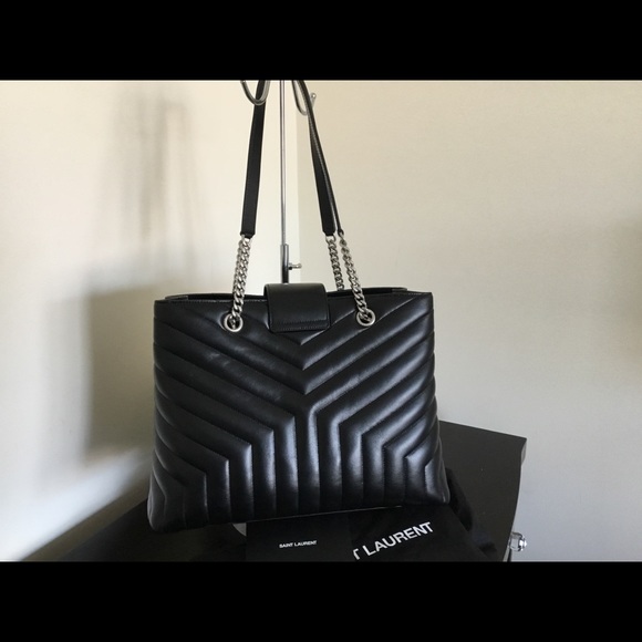 YSL Saint Laurent Lou Lou Quilted Tote NWT - Picture 3 of 8